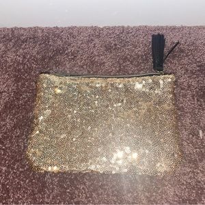 Sparkly cosmetic bag